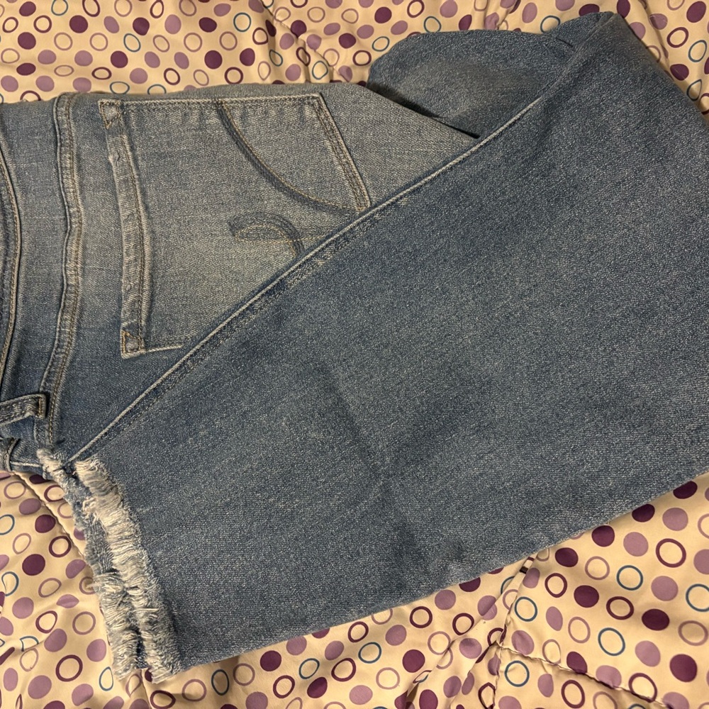 Plus Size KanCan Mid Rise Open Ripped Frayed Hem Skinny Jean - Picture 7 of 7